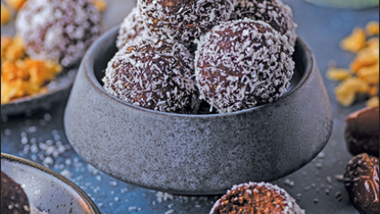 Boules azuki au chocolat