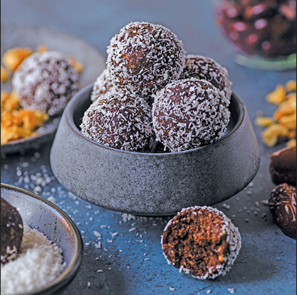 Boules azuki au chocolat
