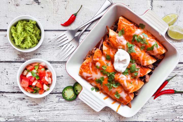 Enchiladas végétariennes