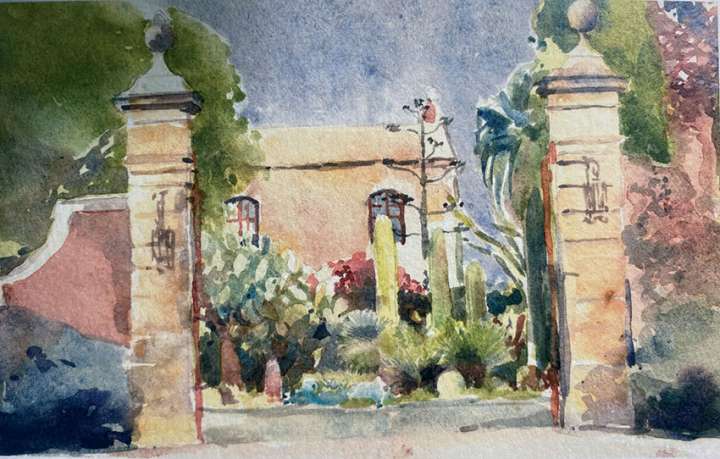 Aquarelle de Fiona Corsini di San Giuliano