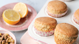 Muffins citron-pistache