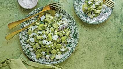 Salade de kiwi et concombre