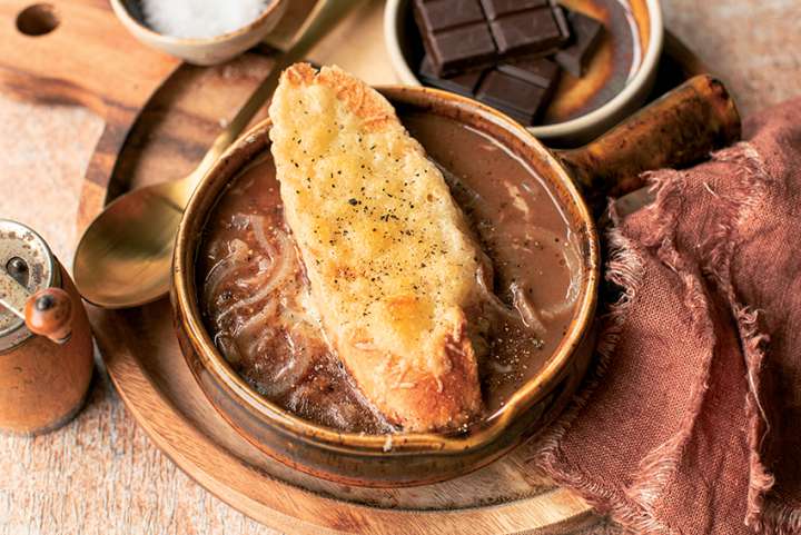 Soupe à l'oignon chocolatée
